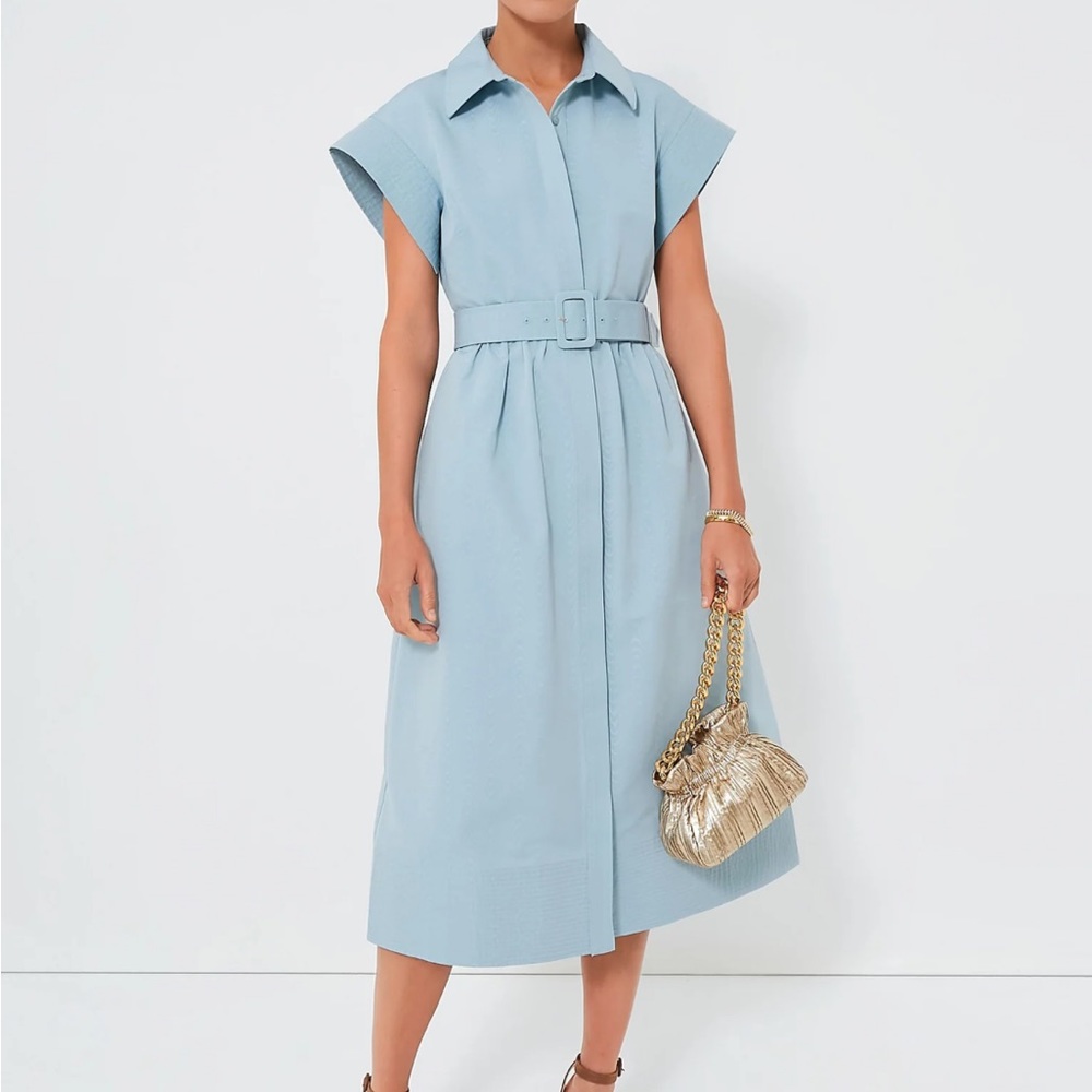 Slate Blue Chloe Dress - Picture 2 of 12